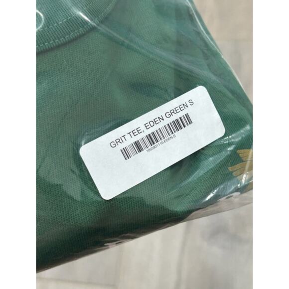 NWT Bogey Boys Mens Grit T-Shirt Spell Out Logo Heavyweight Eden Green Size S - Picture 7 of 9